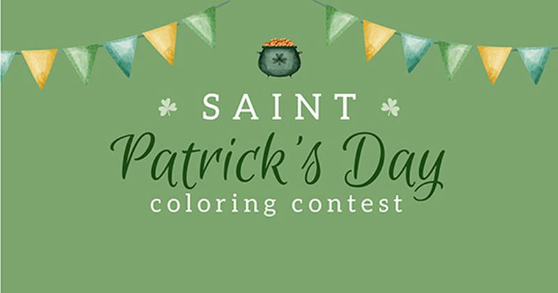 St. Patty's Coloring promo