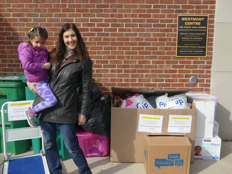 Items are being collected for shipment to Ukraine, announced Rep. Deanne Mazzochi (R-Elmhurst).