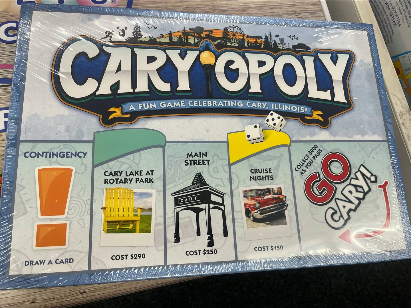 Cary-Opoly is available at the Cary Walgreens.