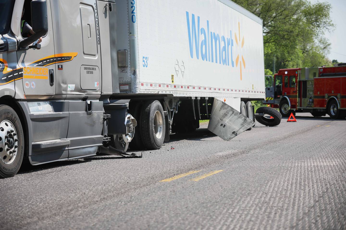A man was seriously injured in a crash involving a semi-truck June 1, 2025 near Harvard.