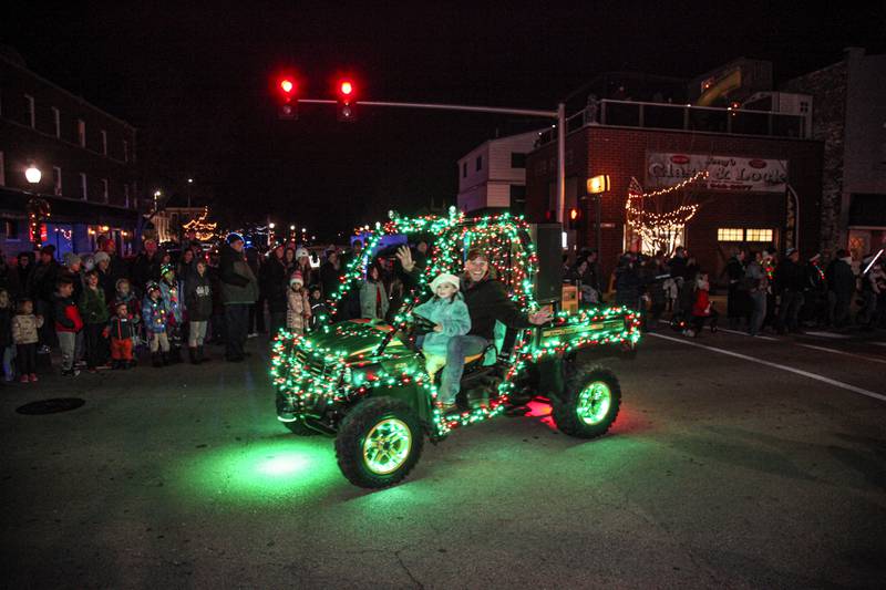 Morris held the Annual Lighted Holiday Parade in Downtown Morris on Friday.