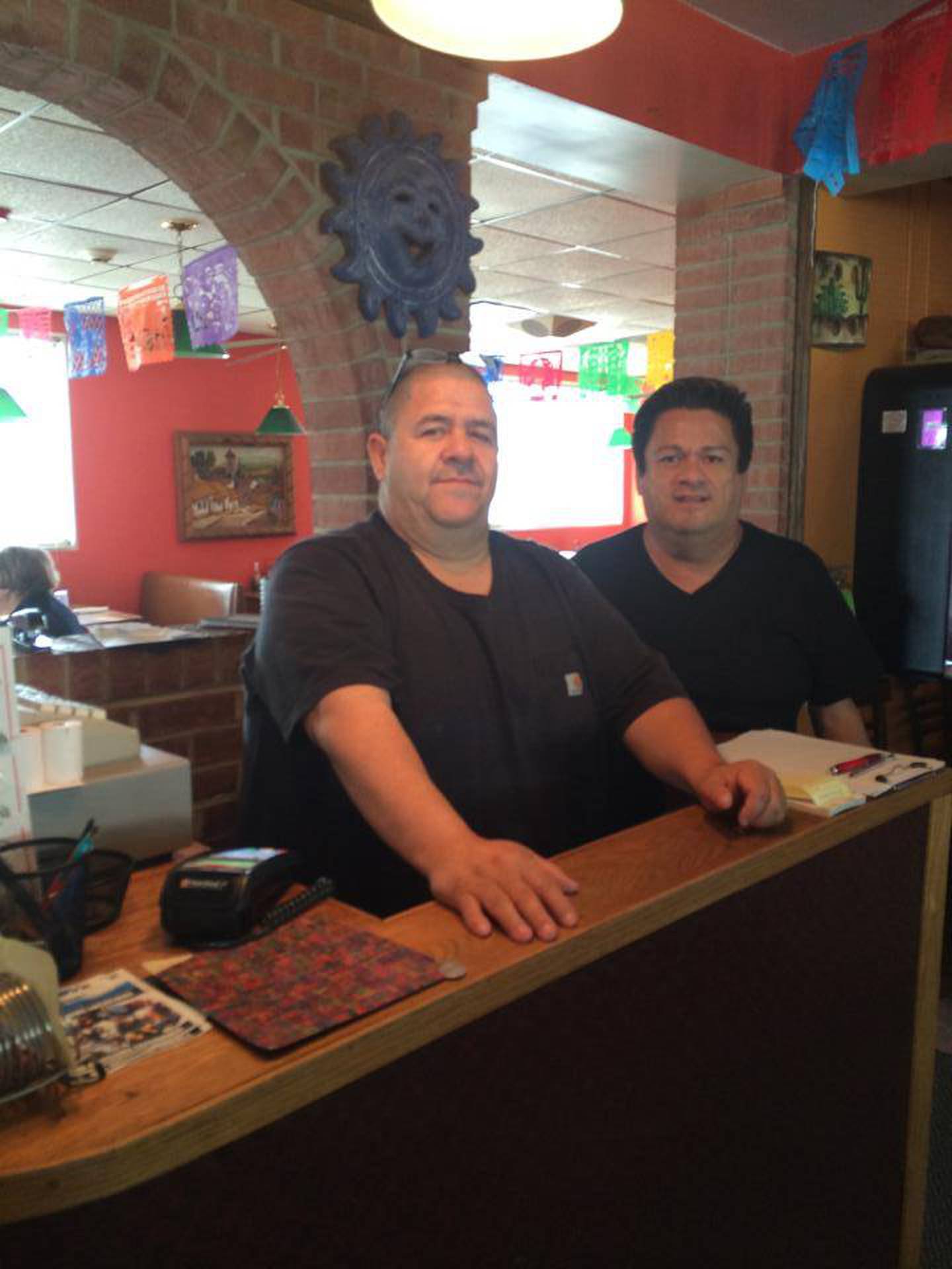 Brothers Jorge, left, and Homero Trevino at La Siesta in July 2014.