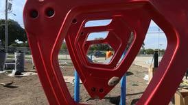 Photos: Peru builds ninja challenge course at Washington Park