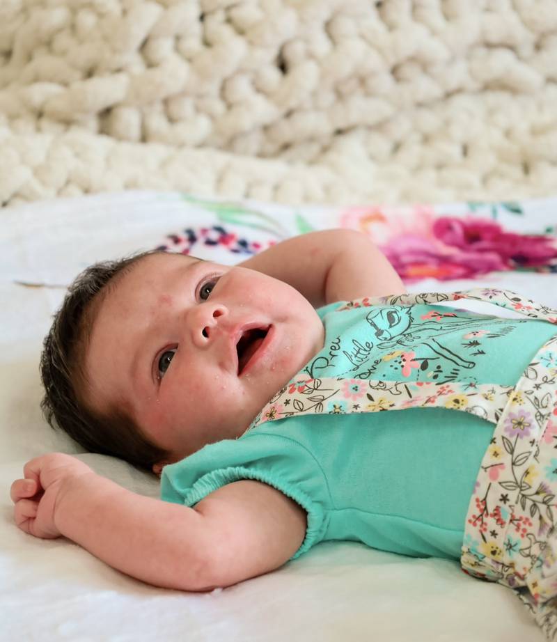 Alana Lee Wicaryus - 2 month old daughter of Zoe Zittle and Austin Wicaryus of Walnut.