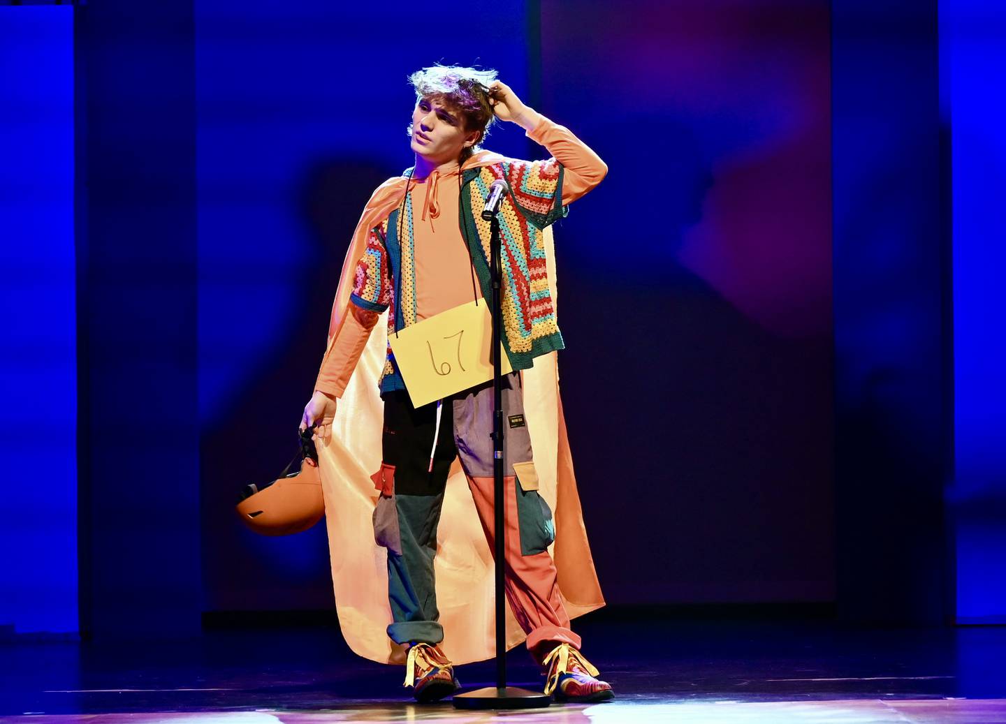 Jordan Olson plays Leaf Coneybear in the upcoming performance of "The 25th Annual Putnam County Spelling Bee" by the Coal City Theatre Department on Saturday and Sunday, Jan. 17 and 18.