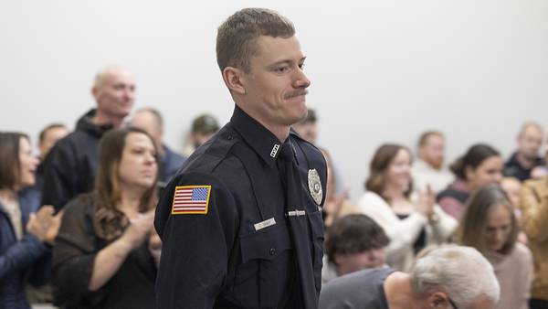 Photos: Dixon officer recognized for saving life