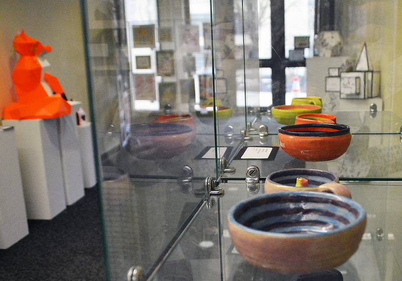 Sketches, sculptures and other artworks are on display at Illinois Valley Community College through next week as part of the annual Spring Art Show. The event showcases work by student artists from several area high schools and IVCC.