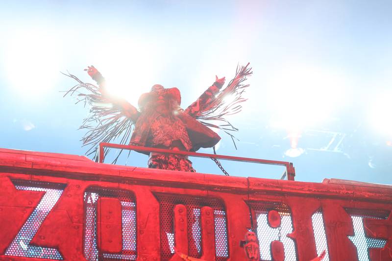 Rob Zombie performs at Riot Fest on Sunday, Sept. 22, 2024 in Chicago.