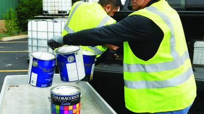 Recycle latex paint, aerosol products, and shred your documents April 13