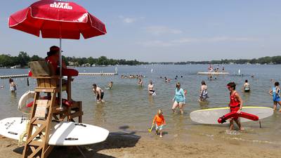 Crystal Lake Main Beach still closed Sunday; Three Oaks Beach reopens