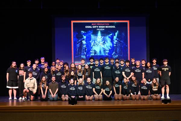 Coal City Theatre department wins Best Production honor for performance of “Frozen”