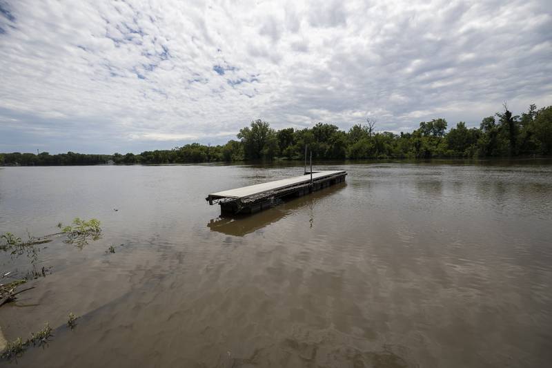 FILE: The dock at Assembly Place in Dixon sits off from the bank Wednesday, June 26, 2024.