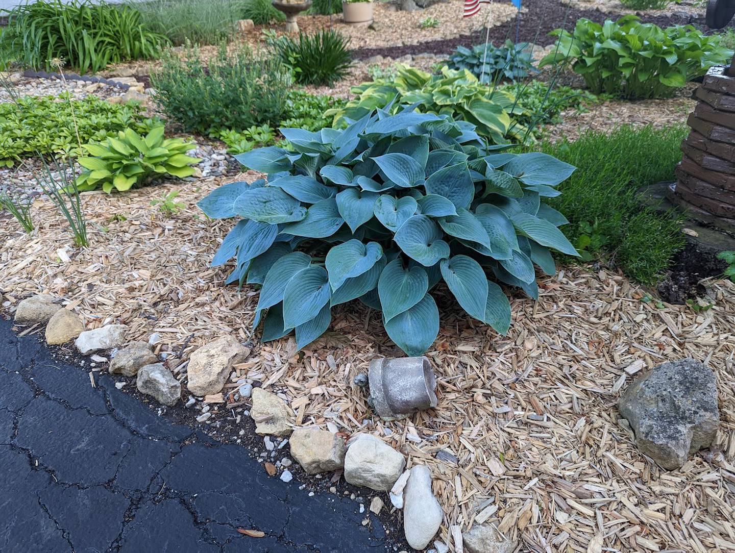 The annual Timmy’s Hugs and Hearts Garden Walk, which will be held Saturday June 25, 2022, benefits the pediatric program at Lightways Hospice and Serious Illness Care in Joliet. Pictured is the garden on Sunset Lane in Shorewood, which will be featured on the walk.