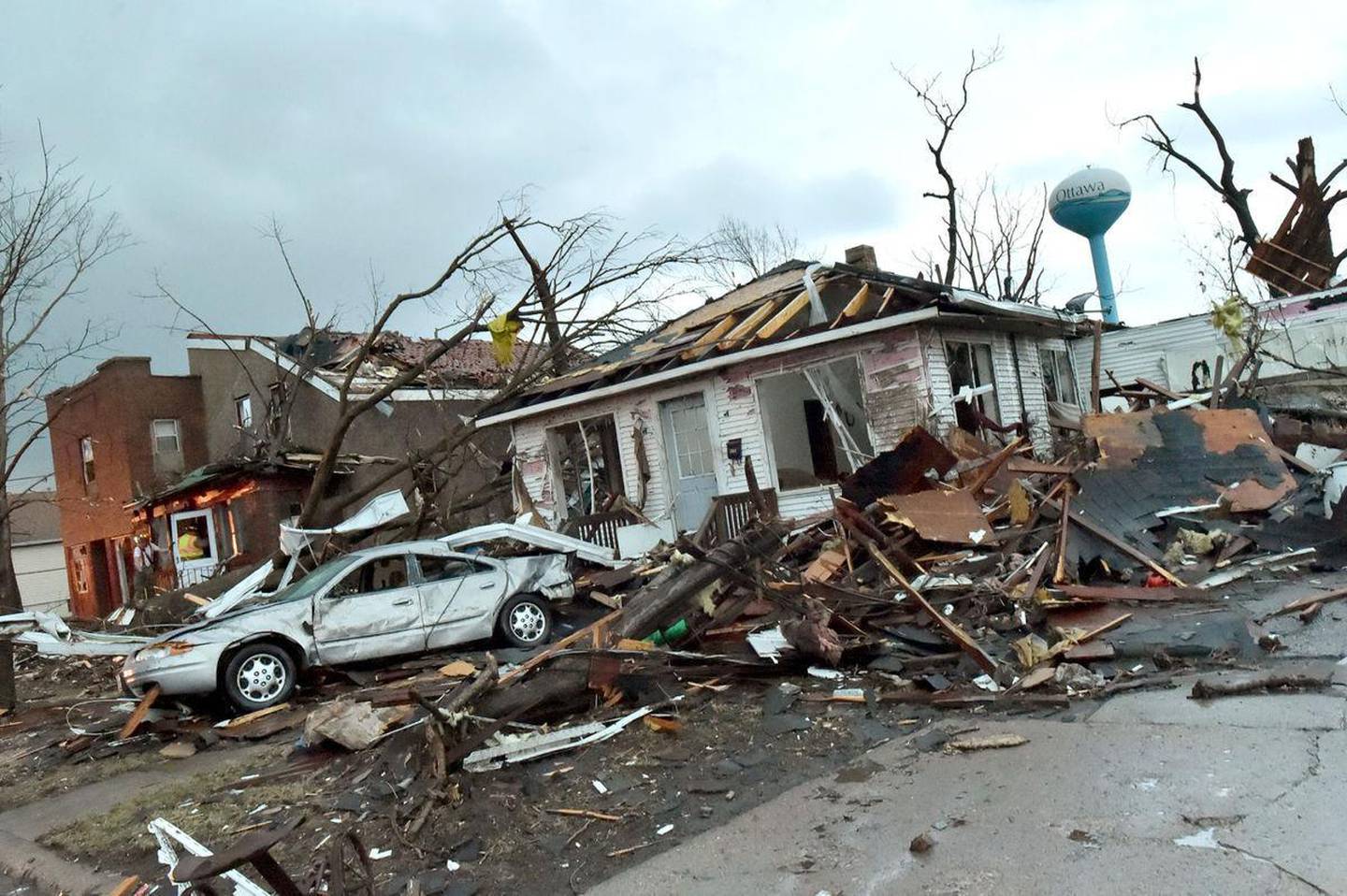 Five years ago, a Feb. 28, 2017, tornado left neighborhoods in the village of Naplate in shambles after it swept through.
