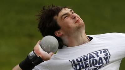 Cary-Grove’s Logan Abrams gives it his best shot, wins two titles at Huntley Sectional