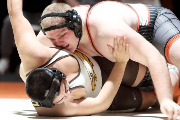 Logan Gough closes out Crystal Lake Central’s senior-night win over Jacobs