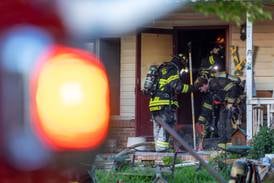 Photos: Firefighters respond to house fire in Utica