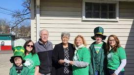 Shamrock Club donates to Dixon Community Food Pantry