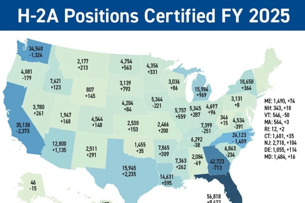 Illinois sees 10% increase in H-2A workers