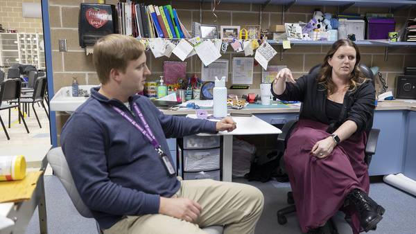 Photos: New music program software at Reagan Middle School