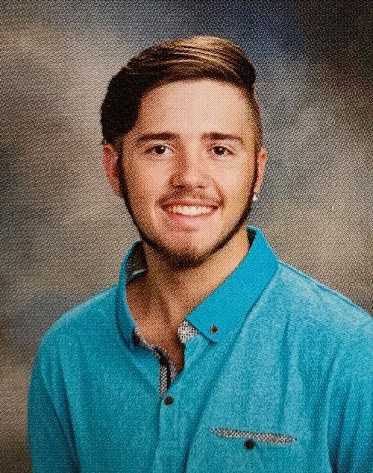 Austin Stanek 2018 yearbook photo