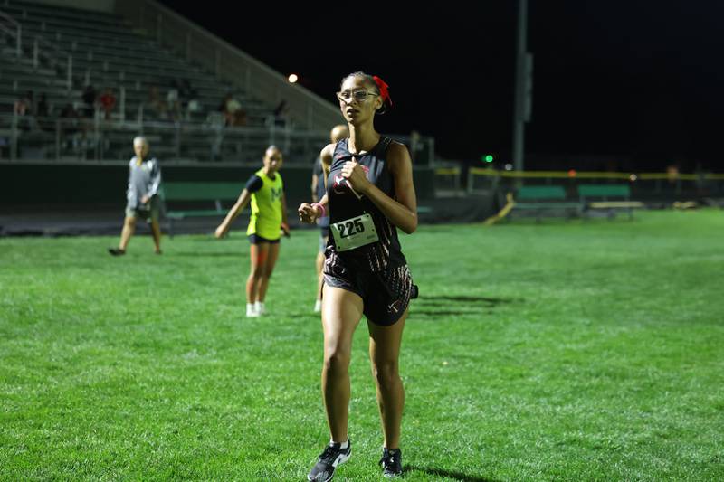 Bradley-Bourbonnais' runs during the All-City cross country meet at Bishop McNamara on Wednesday, Sept. 17, 2025.