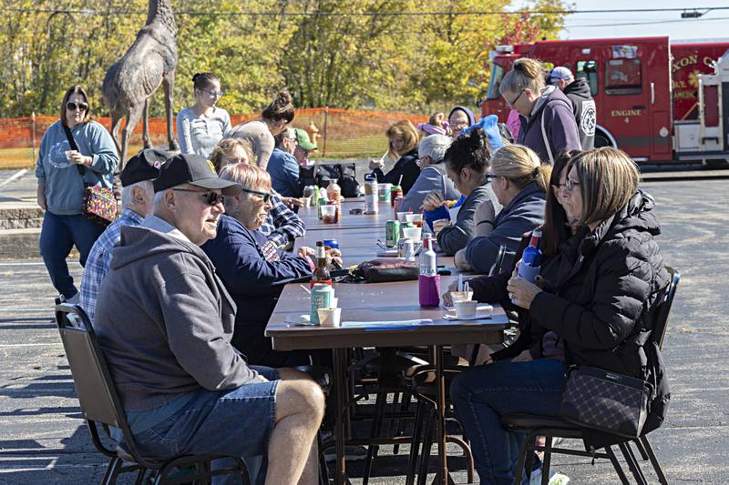Chili lovers fill the tables for staples from nine different cooks Sunday, Oct. 22, 2023 at the Elks Club in Dixon.