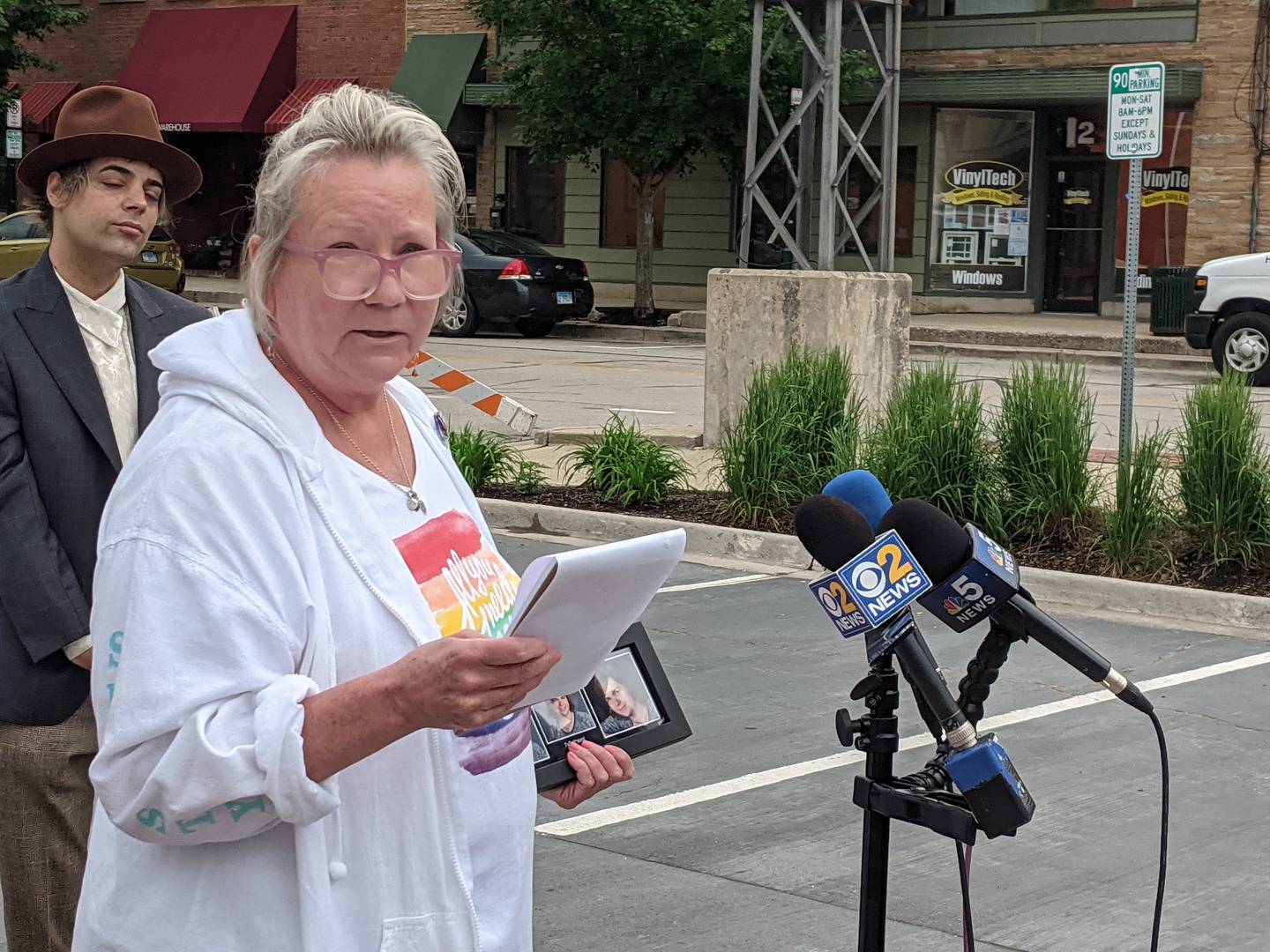 Denise Fairbanks talks about her son, Michael Fairbanks, who suddenly passed away in February 2013. Fairbanks, a LGBTQ advocate, was a 2012 graduate of St. Charles East High School.