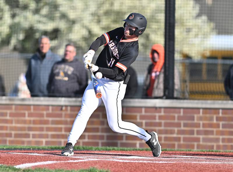Lincoln-Way West's Jacob Willis at bat during the non-conference game against Joliet West on Friday, April. 19, 2024, at Joliet.