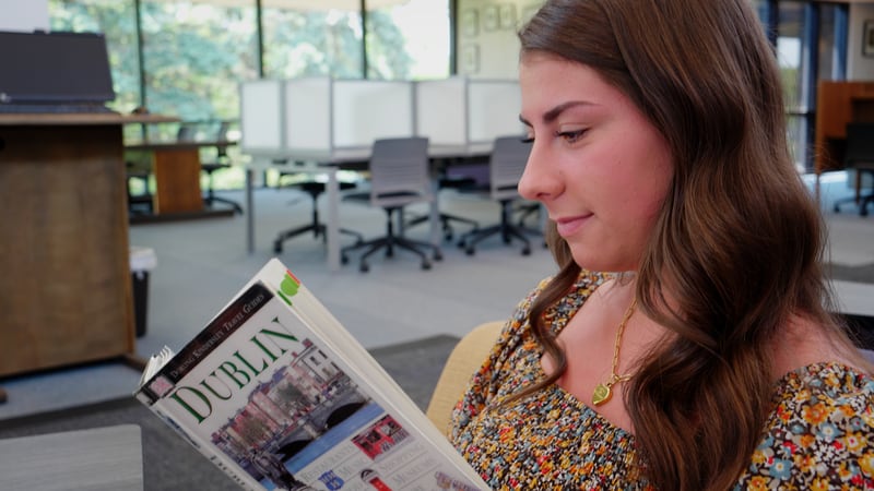 McHenry County College student Alyssa Kasey was recently awarded a national scholarship to cover her studies in Carlow, Ireland this summer.