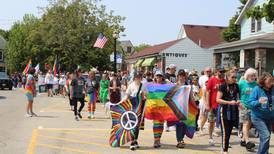 Hundreds gather for Crystal Lake’s 2nd pride event 