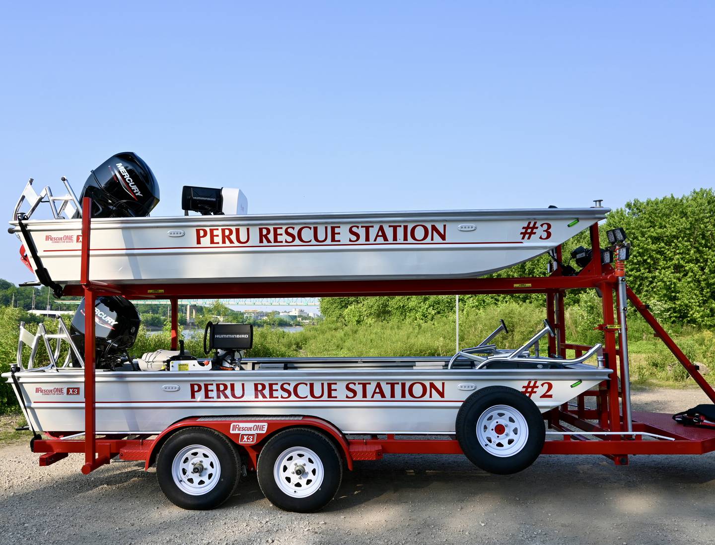 Both boats are equipped with a “side scan sonar”, which allows the search and recovery team to scan the waterways quickly and will produce a detailed image regardless of the waters clarity.