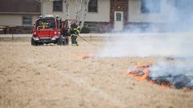 7 acres burn in brush fire in Prairie Grove