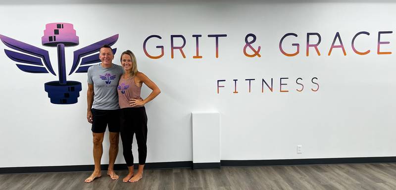 Todd McMillion and Stephanie Grace opened Grit and Grace Fitness at 113 E. First St., Suite 50, in Dixon on Aug. 30.