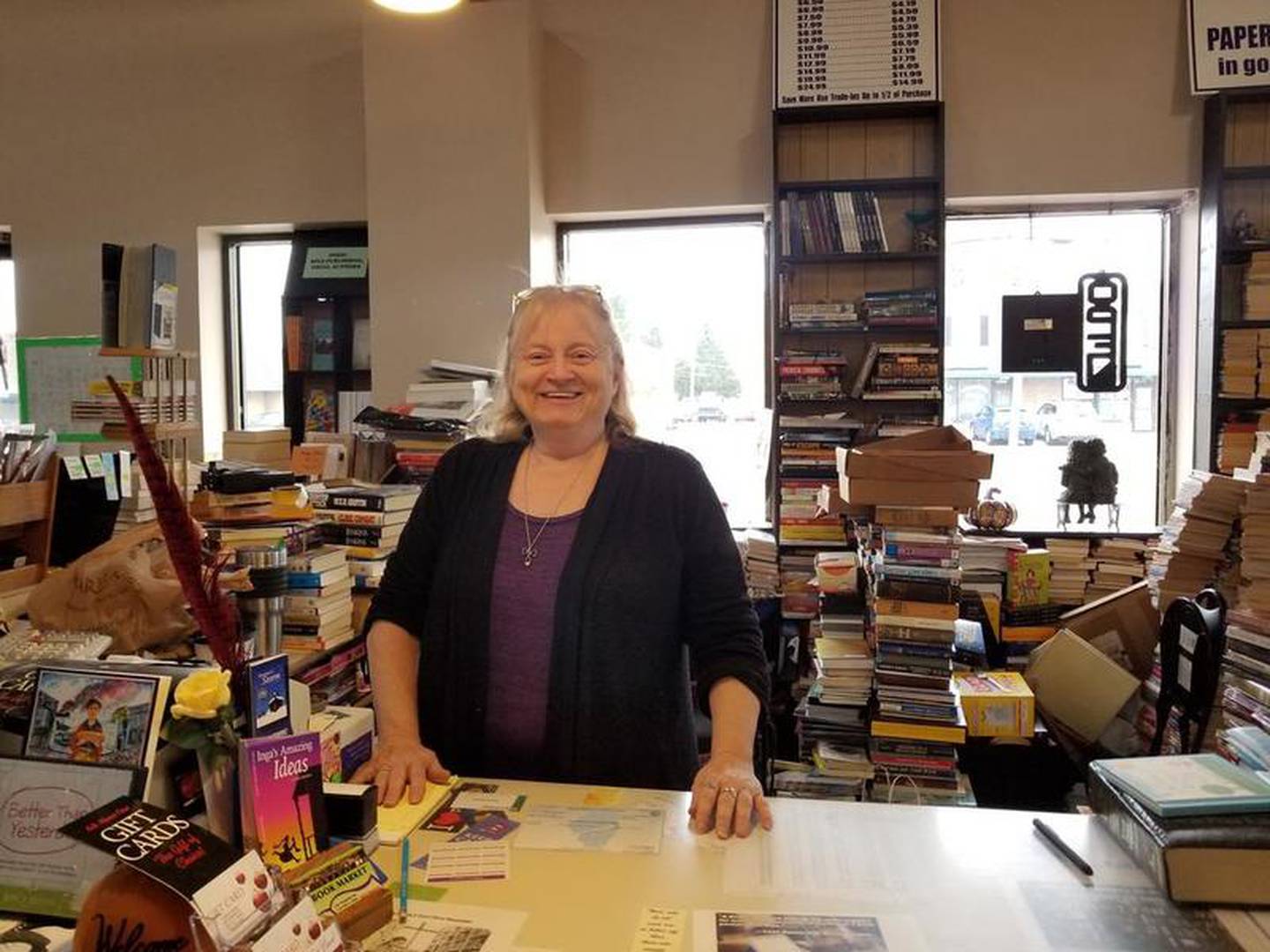 Three years after Janet Staley moved her used book store across the street to a new location on Plainfield Road, she still hears that statement from customers who walk into her store.

"No, we just moved across the street," Staley said she tells them.

In addition to selling used – and a limited amount of new – books, people can donate books to 
The Book Market and receive credit toward the purchase of books from the store, Staley said. She doesn't want books ending up "in some landfill."

"They're too precious," Staley said.