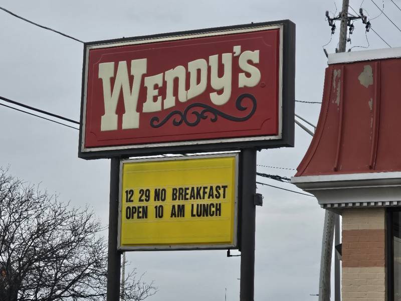 Wendy's at 110 S. Larkin Ave. in joliet is seen on Sunday, Jan. 4, 2026.