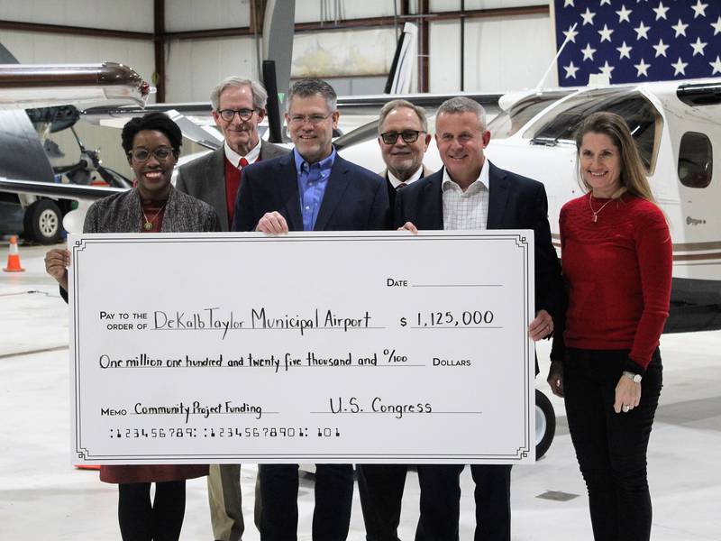 DeKalb airport secures over $1.1M in federal funding aided by Rep. Lauren Underwood to bulk up security