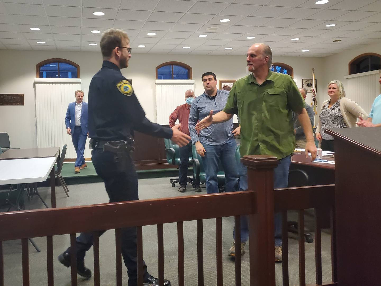 The Spring Valley City Council welcomed the new officers to the department and wished them the best moving forward.