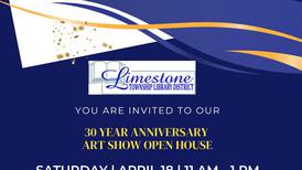 Limestone library celebrates 30 years with art show and open house