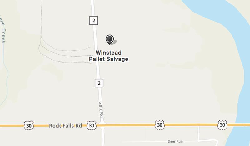 No injuries in fire at pallet salvage company in rural Sterling