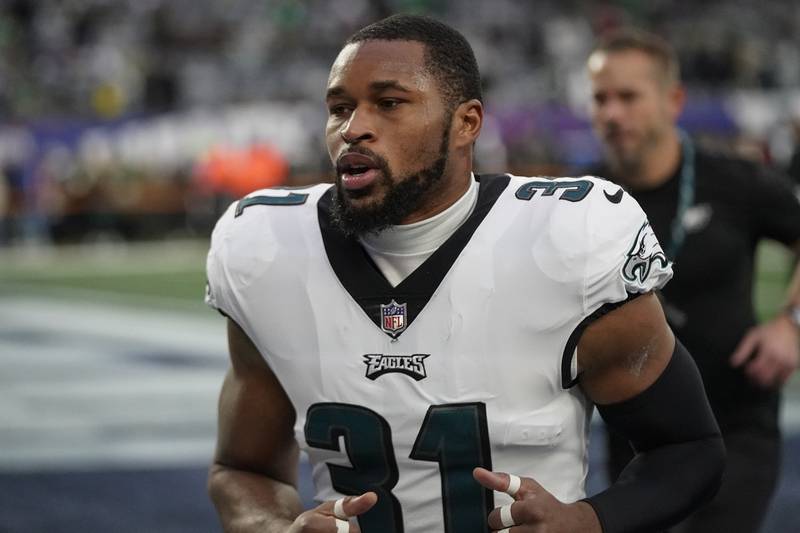 Philadelphia Eagles safety Kevin Byard (31) during an NFL football game against the New York Giants, Sunday, Jan. 8, 2024, in East Rutherford, N.J.