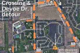 Detour ahead: Wolf’s Crossing Road to close near Oswego East High April 3 for roundabout project