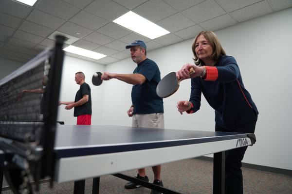 Northwestern Medicine serves up Parkinson’s Players Ping Pong in Lake Forest, Chicago
