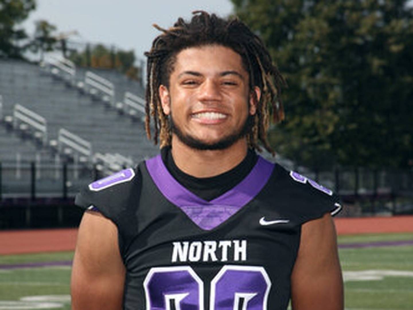 Downers Grove North running back Noah Battle. Photo courtesy of DGN Athletics.