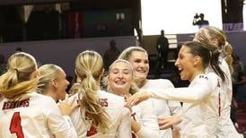 Photos: Benet Academy vs. Huntley in the Class 4A State volleyball semifinals