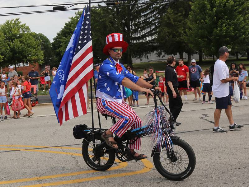 Many floats, marching bands, individuals and community groups showcased their patriotic spirit in the Yorkville Independence Day Parade on Friday, July 4, 2025.