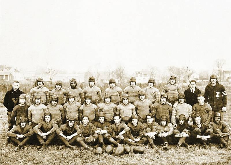 Great teams have dotted Dixon's high school football history, but it was 100 years ago when the 1925 team that was coached by A.C. Bowers and captained by senior tackle Gus Biondi turned in a season that still has its legacy in the current version of the history books. What was then-known as the Dixon Union football team, consisting of students from both Dixon High School on the south side and North Dixon High School on the other end, achieved its first unbeaten season since the two schools joined together for football playing in 1913, with seven wins, zero losses and one tie.