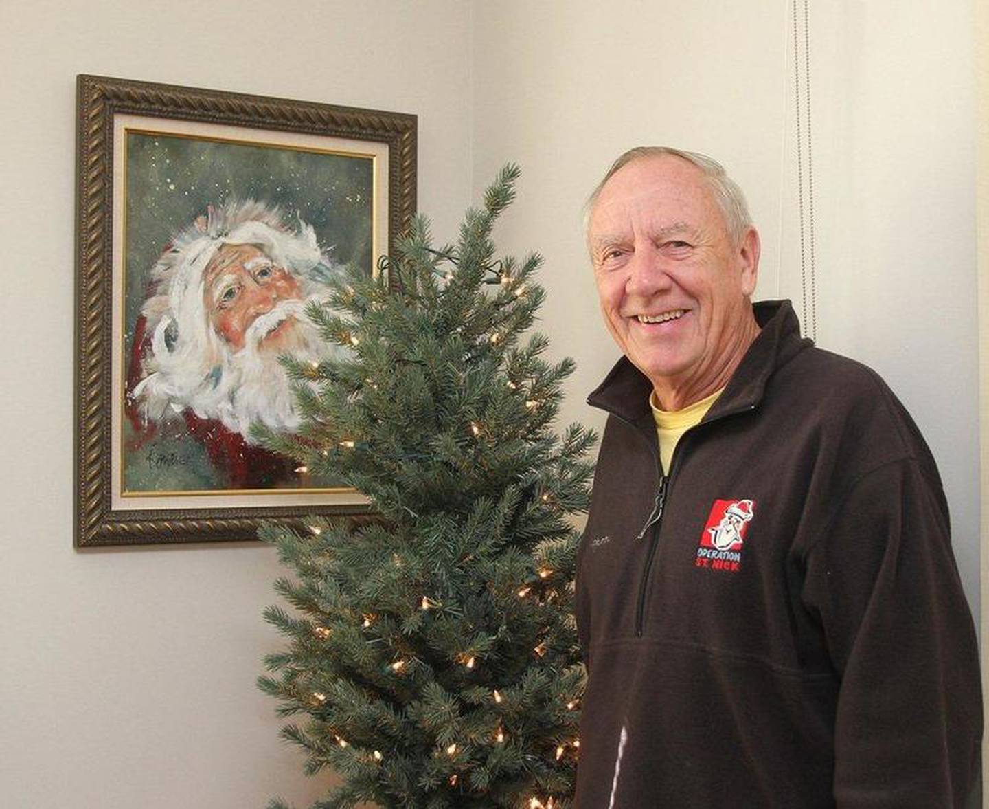 Joe Schmitz, founder of Operation St. Nick, and his foundation help Grundy County veterans with their Christmas in July program.