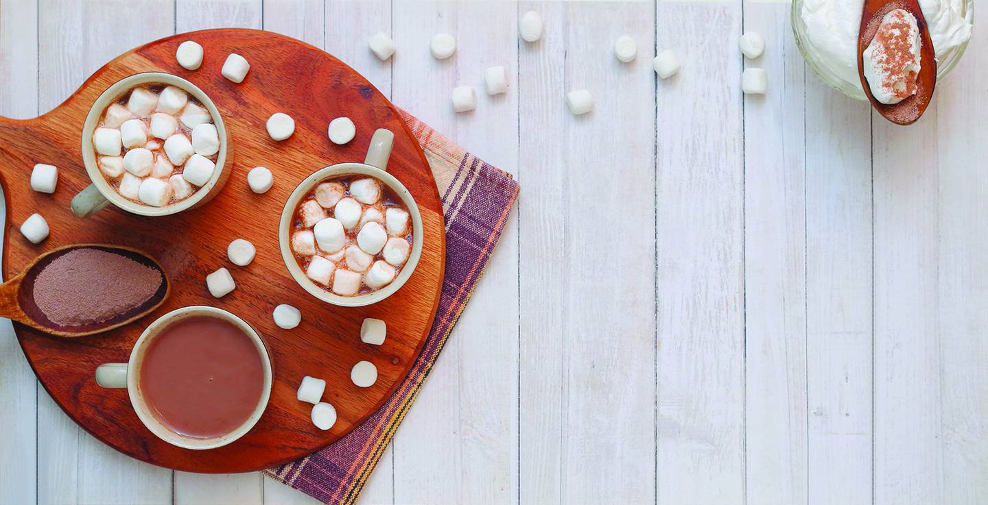 What better way to warm up together than with a mug of liquid chocolate? Check out specialty shops around Kane County for the perfect cup of cocoa.