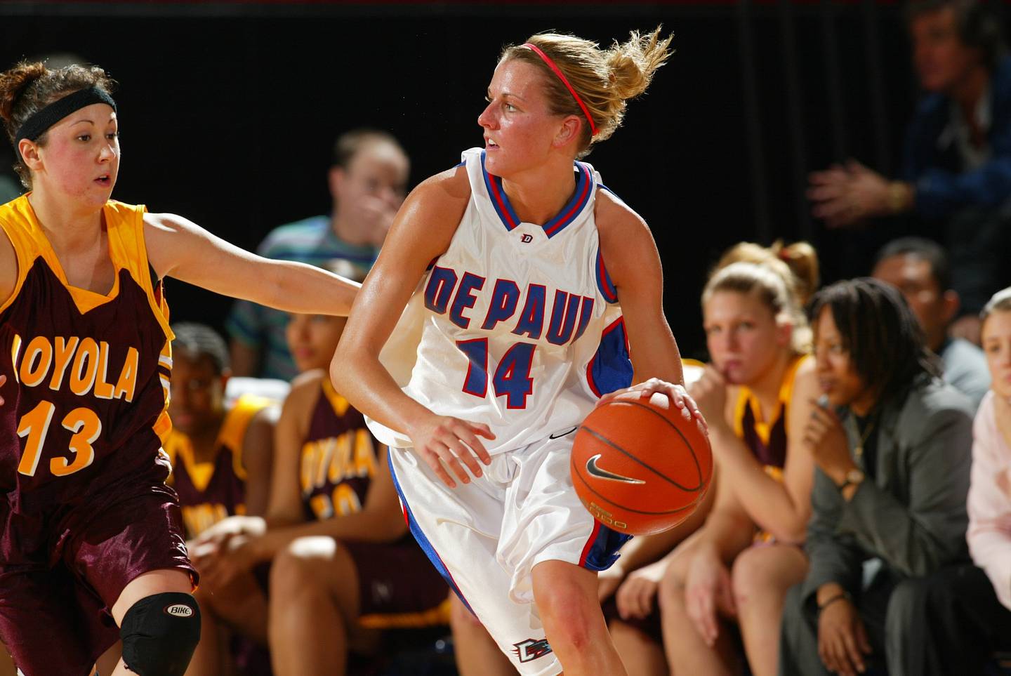 Allie Quigley during her playing days at DePaul.